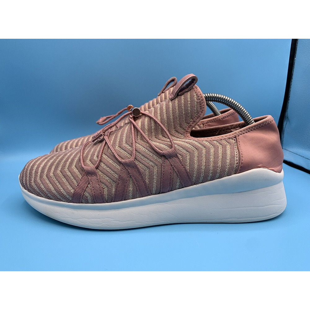 UGG KINNEY Pink Dawn Knit Fashion Sneakers Athletic Shoes 1104184 Women's Sz 9.5